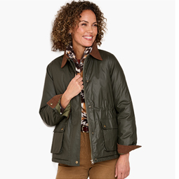 Wax Effect Fleece Lined Jacket - LA510